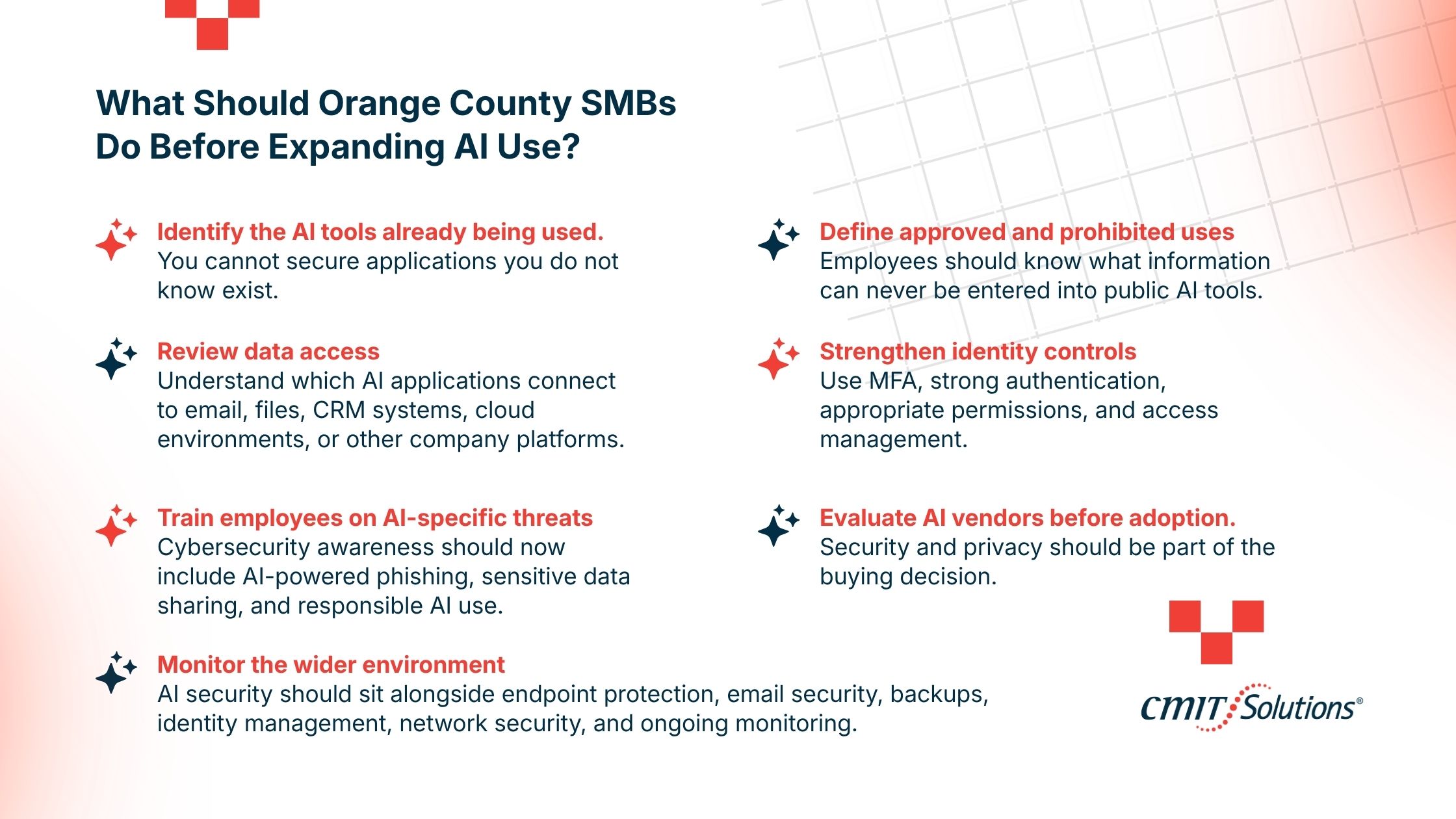 What Should Orange County SMBs Do Before Expanding AI Use