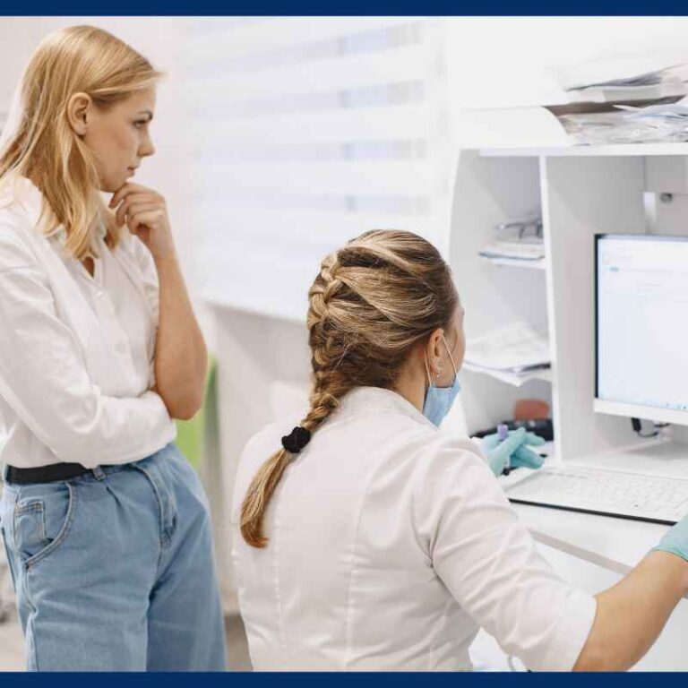 IT support for medical practices: clinic staff reviewing an EHR in Central Texas