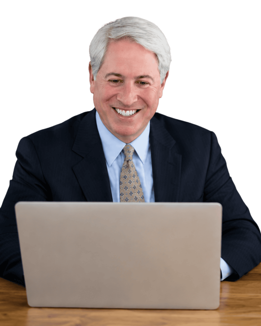 CMIT Solutions of Boston team member reviewing company data online
