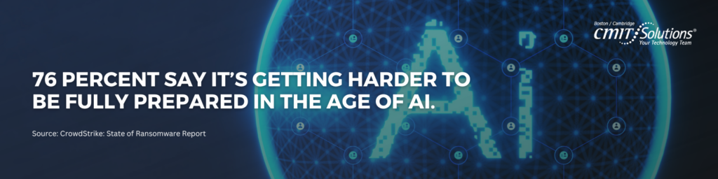 76 percent say it's getting harder to be fully prepared in the age of AI