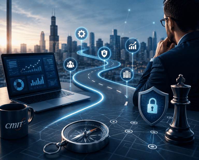 Learn why an IT roadmap helps Chicago businesses reduce technology costs, improve security, and make smarter long-term IT decisions.