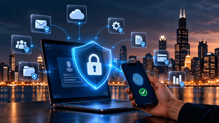 Learn which accounts Chicago businesses should protect with multi-factor authentication first and how MFA can strengthen business cybersecurity.