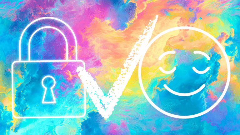 An abstract image represents the relief of Cloud security.