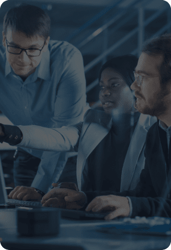 IT Support for Financial Advisors in South Denver 2 people looking at computer screen