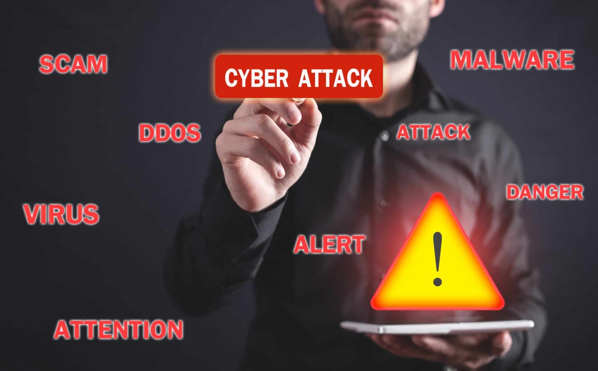 An illustration of the cyberthreat concept.