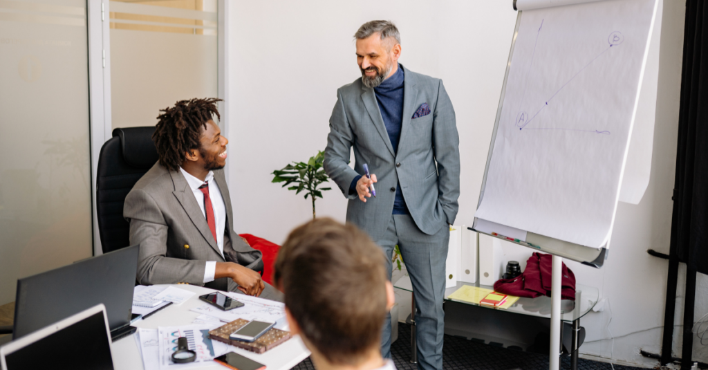 Concept image showing cybersecurity defense against ransomware attacks targeting local businesses.