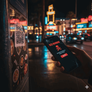 QR Code Phishing Scam Warning Las Vegas
