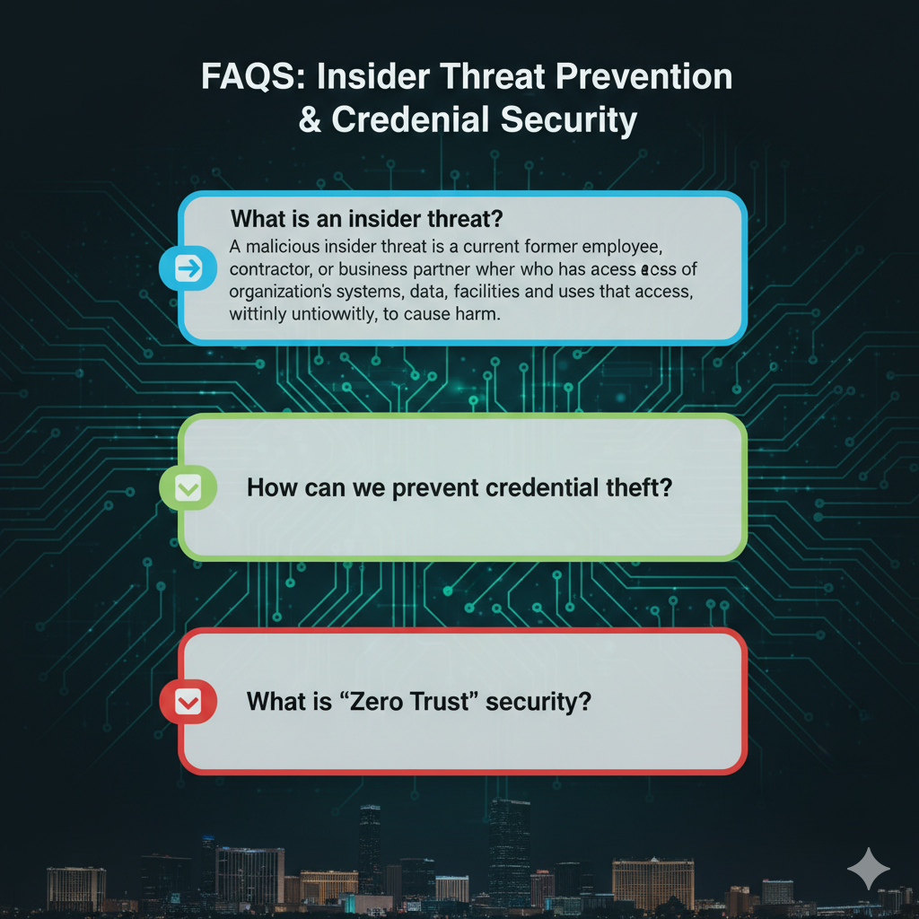 Frequently asked questions about preventing credential theft and insider threats