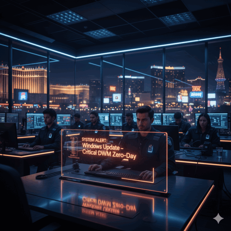 Microsoft's Jan 2026 update fixes 114 vulnerabilities, including an actively exploited DWM zero-day (CVE-2026-20805). Protect your Las Vegas business now.