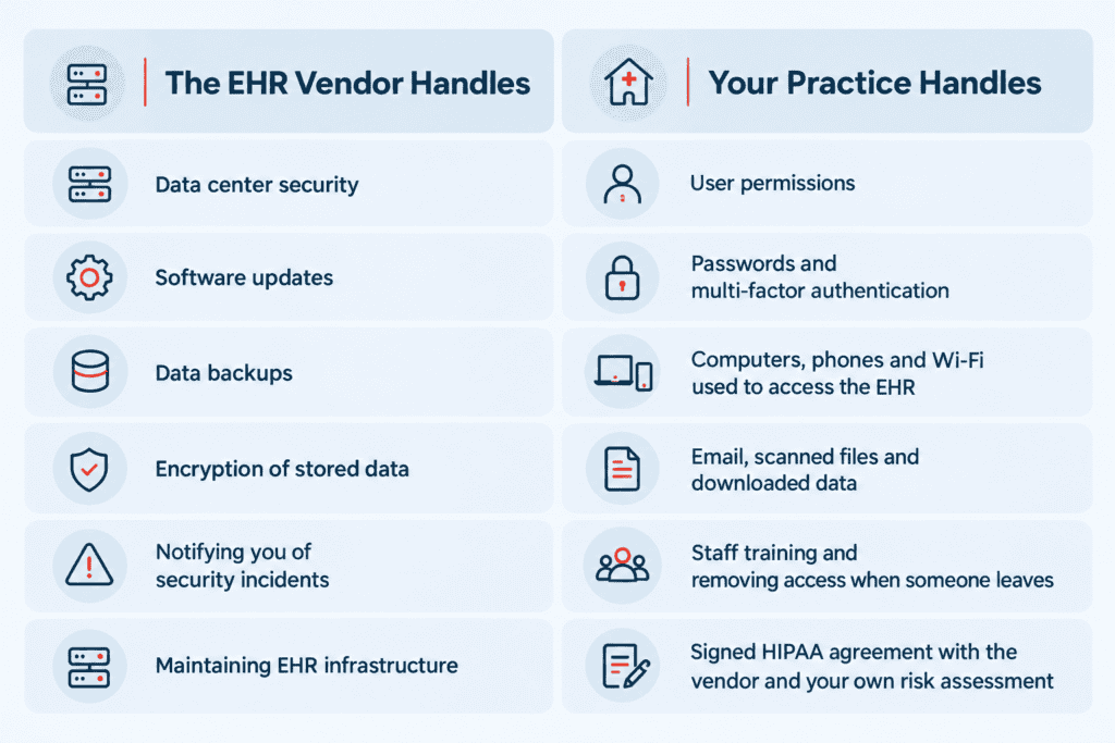 EHR Security Responsibilities
