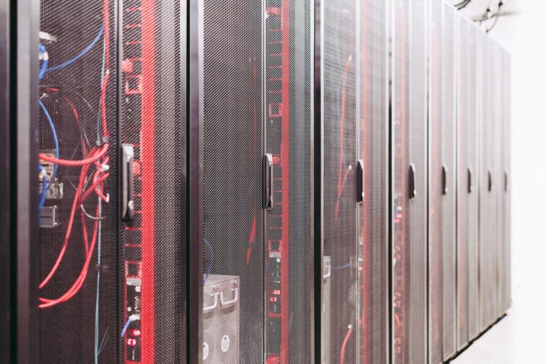 A data server where data backups are stored