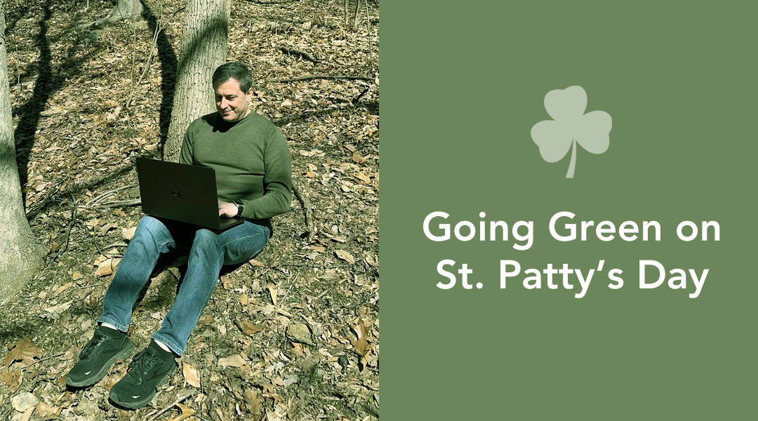 CMIT Philadelphia green on St Patrick's Day
