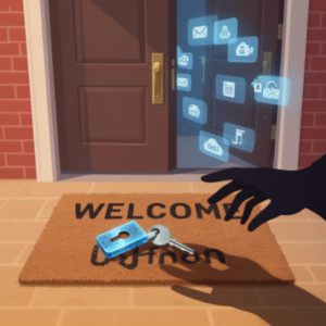 Security key under the doormat of your house?