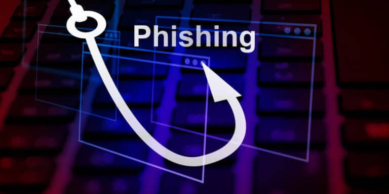 A phishing attack illustrates the latest phishing statistics.