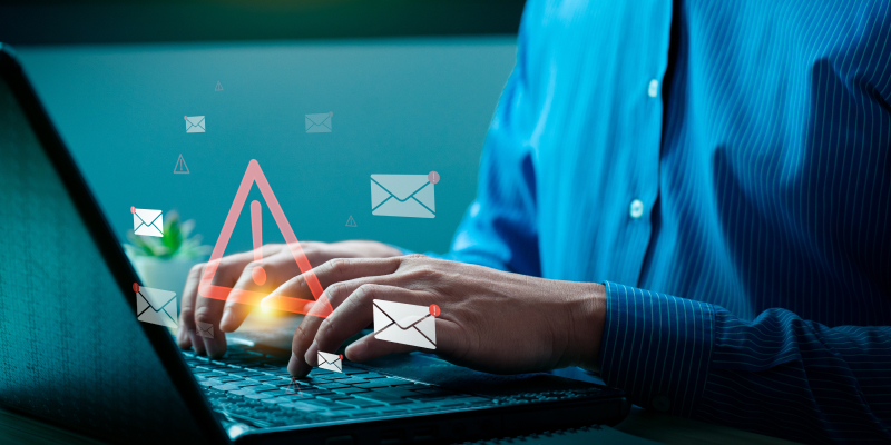 Visual of the word 'Phishing,' serving as an entry point to understanding proactive cybersecurity measures for prevention.