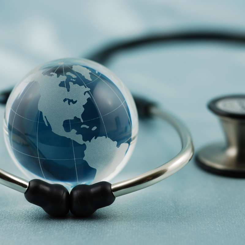 Healthcare professional using cybersecurity measures to protect patient data.