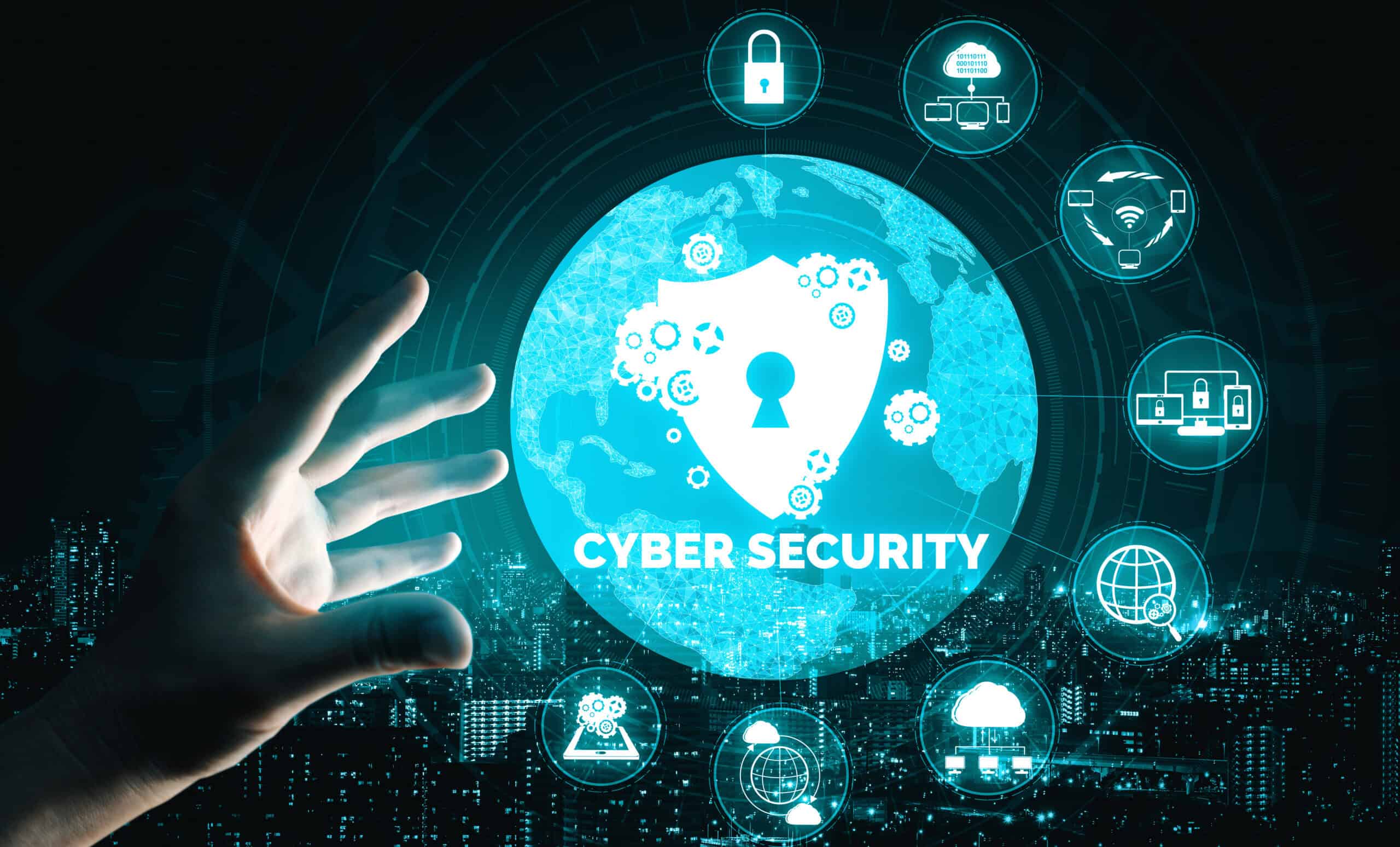 Secure firewall technology protects online data from hackers, viruses, and unauthorized access.