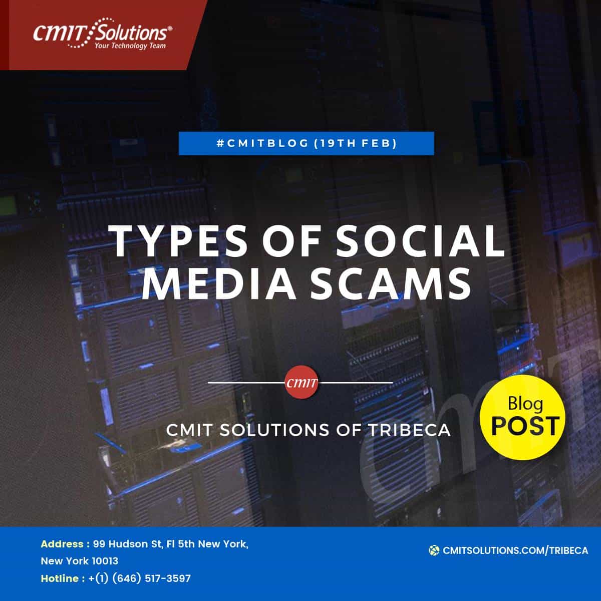 Types of Social Media Scams | CMIT Solutions Tribeca