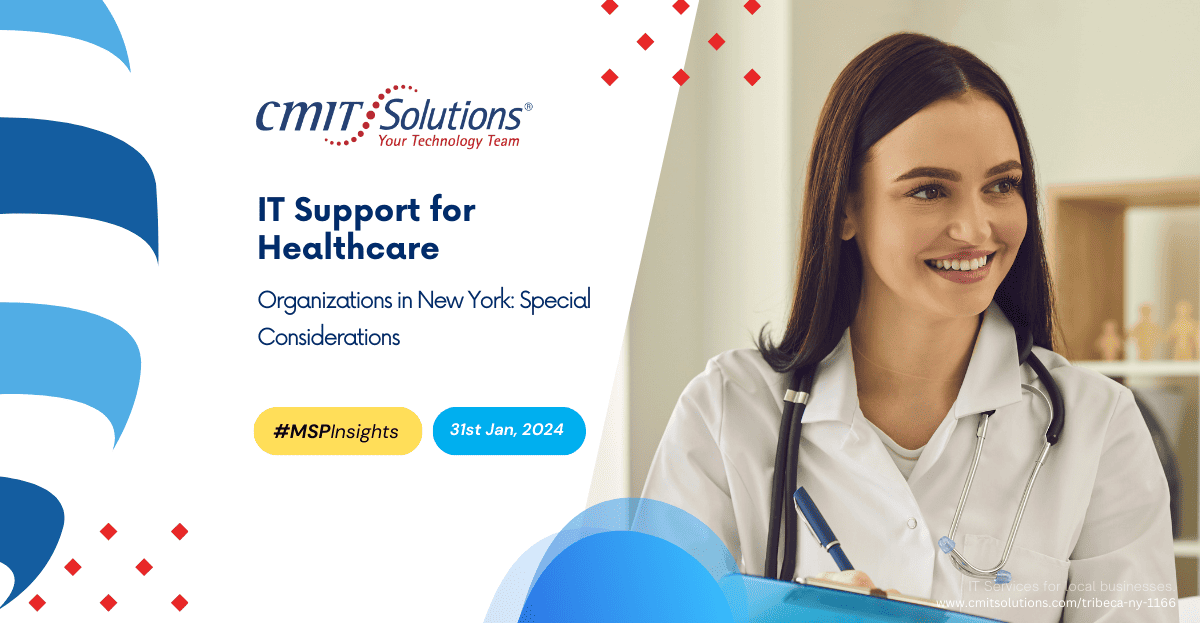 Expert IT support for healthcare organizations in New York