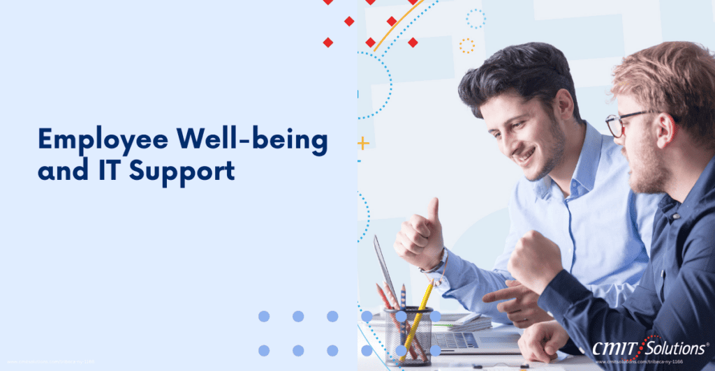 IT support enhancing employee well-being, ensuring seamless digital experiences in the workplace