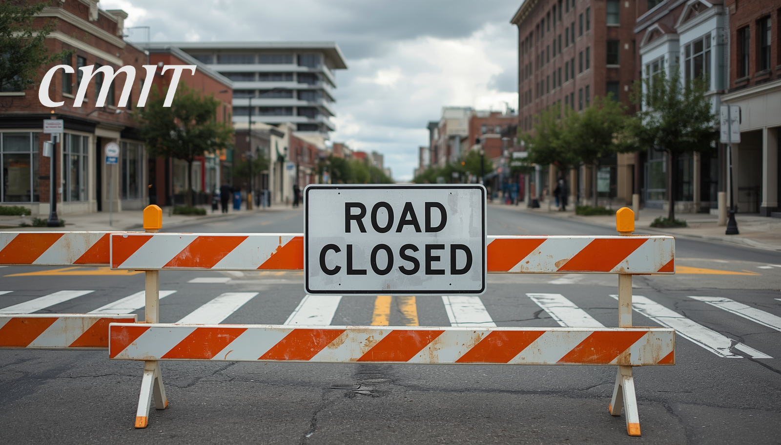 Business continuity planning Wilmington - road closed sign showing need for disaster preparedness
