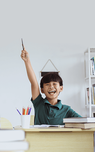 smiling child knowing his data is safe and secure with cmit solutions it services for schools