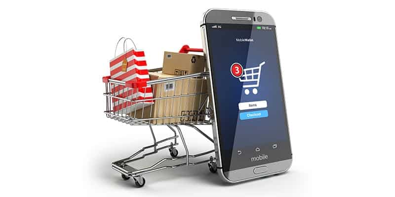 Online shopping driven by mobile