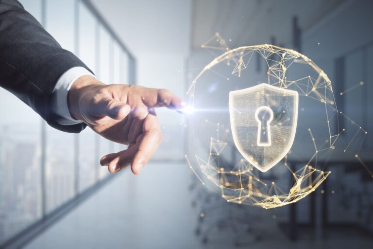 close-up-of-businessman-hand-pointing-at-abstract