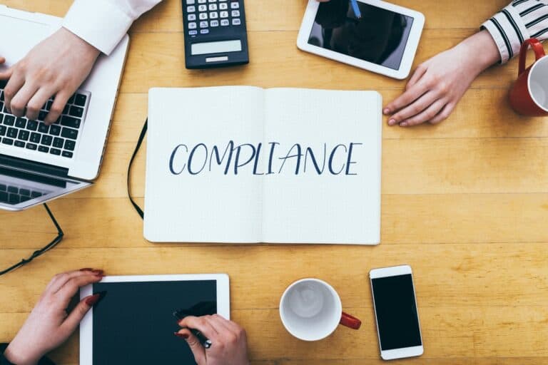 compliance-notebook-business-meeting-desk-workspace
