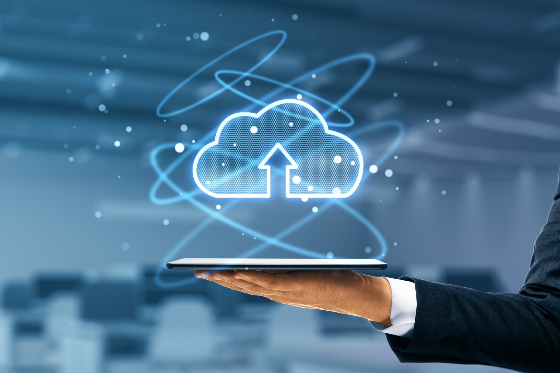 professional-tablet-cloud-upload-digital-transformation