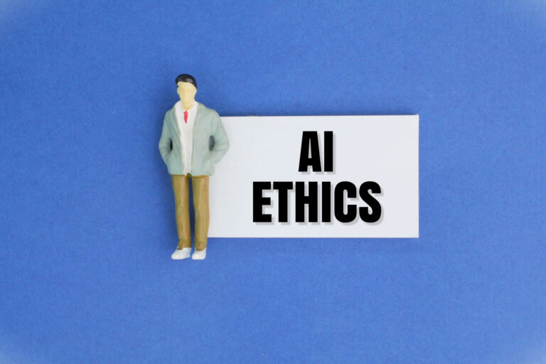 artificial-intelligence-ethics-figure-on-blue-back