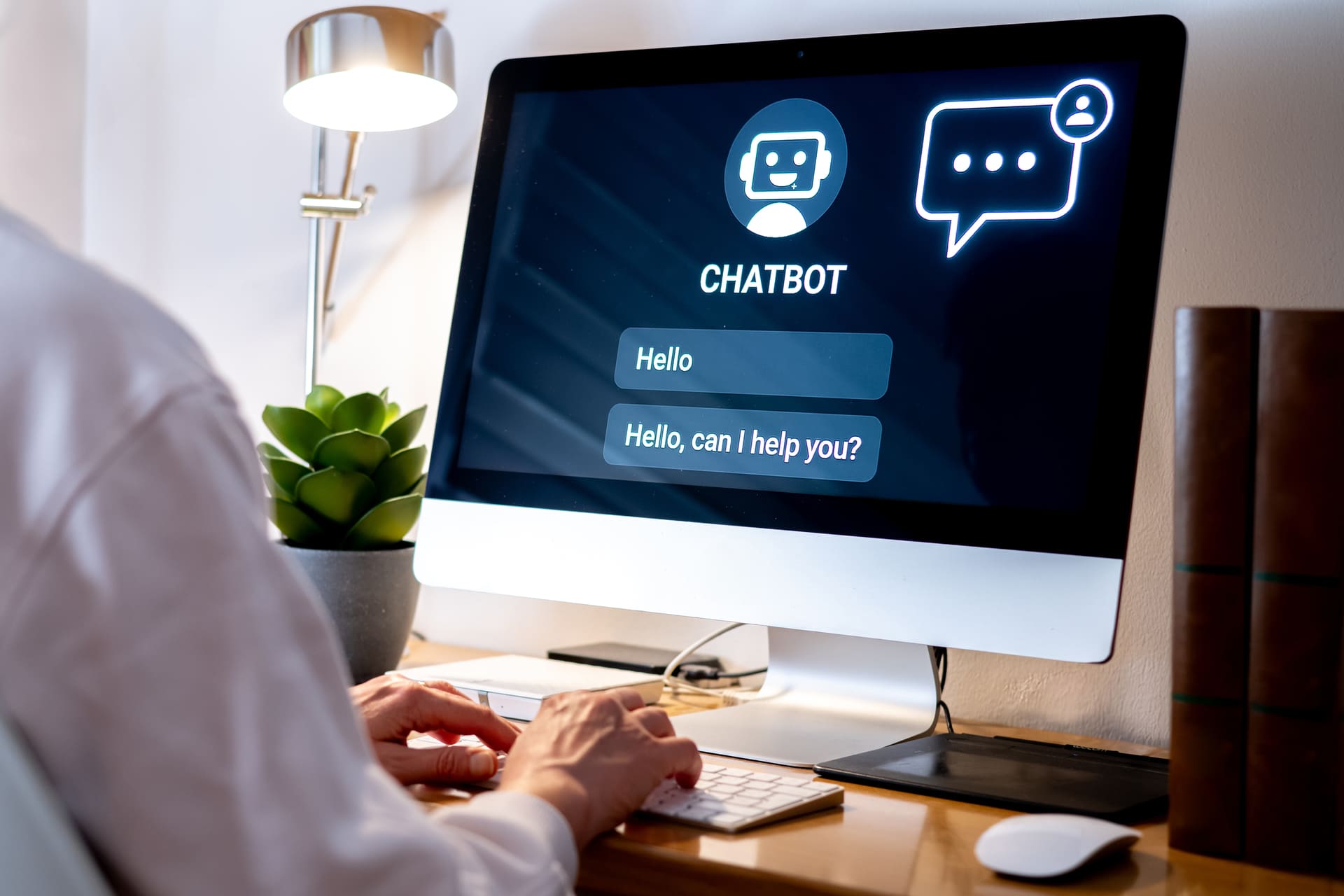 office-worker-using-future-technology | CMIT Solutions office-worker-using-future-technology